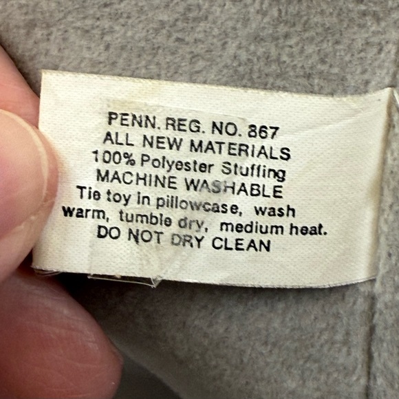 18” Pound Puppy Gray Stuffed Plushy 1985 Vintage - Picture 7 of 11